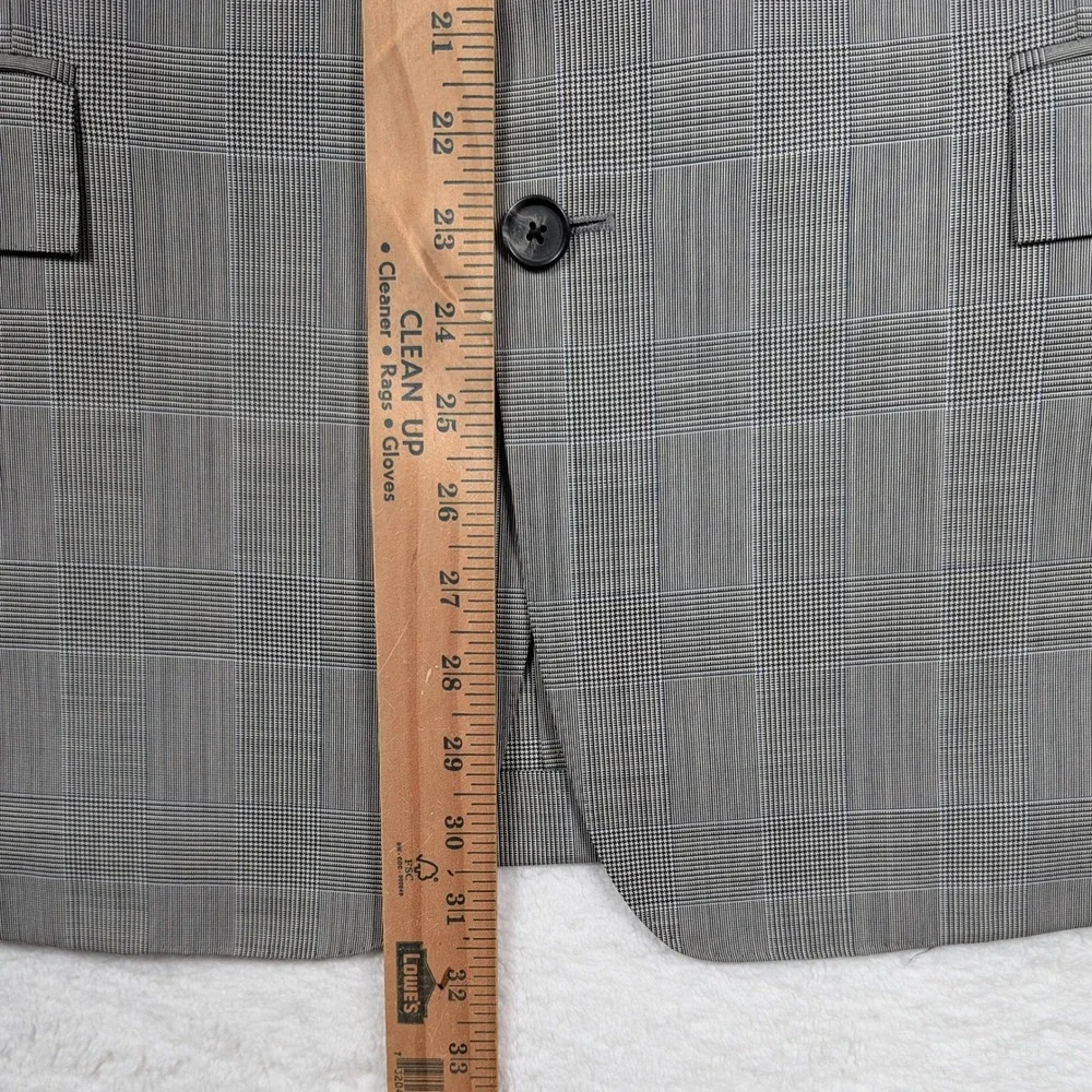 Brooks Brothers Blazer Mens 42R Glen Plaid Regent‎ Wool Mohair Unstructured USA